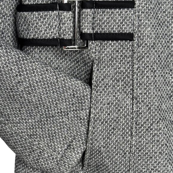 NWOT INTL D.E.T.A.I.L.S. SOFT ZIP JACKET COAT URBAN CAREER ALT HOOD BLACK LARGE - Picture 3 of 9